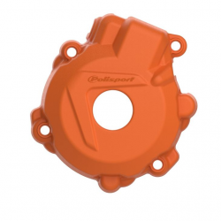 Polisport, kryt víka alternátoru,  KTM SXF/EXCF 450/500 17-19, Husqvarna FE/FC 450/500 16-19 oranžová barva