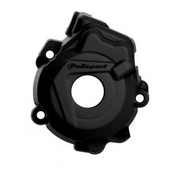 Polisport, kryt víka alternátoru, KTM EXCF XCF-W 250 /350 17-19, Husqvarna FE 250/350 `17`-19, FX 350 17-19 černá