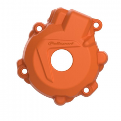 Polisport, kryt víka alternátoru, KTM EXCF XCF-W 250 /350 17-16, Husqvarna FE 250/350 `17`-19, FX 350 17-19, oranžová