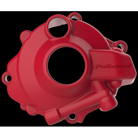 Polisport, kryt víka alternátoru, Honda CRF250R `18-`19 červená barva