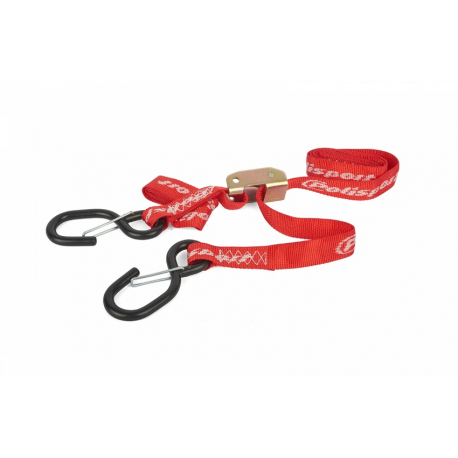 Polispost, transportní popruhy Tie Down (22mmX2200mm) červená barva