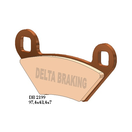 Delta Braking, brzdové desky KH475 Polaris - nahrazuje DB2199MX-D a DB2199QD-D