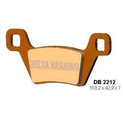 Delta Braking, brzdové desky KH600 Kymco MXU - nahrazuje DB2212MX-D a DB2212QD-D