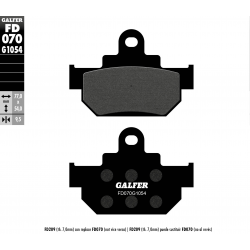 GALFER KLOCKI HAMULCOWE KH106/2 SUZUKI (GRUBOŚĆ 9,5MM)