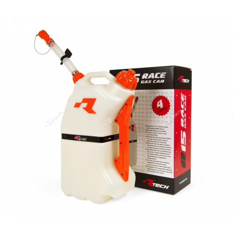 Racetech, kanystr pro rychlotankování, 15L oranžová barva