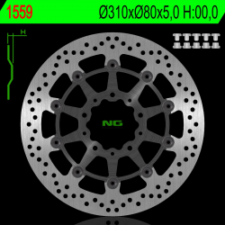 NG, přední brzdový kotouč, Kawasaki Z 1000 ABS 15-17, Z 1000 15-17, ZX6R 13-17, Z800 12-18, GTR 1400 07-18, ZZR 1400 06-18