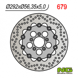 NG, přední brzdový kotouč, Harley-Davidson 883/1200/1340/1450/1584/1690/1802 plovoucí (292x56,3x5) (5x8,5mm)