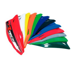 Racetech, náhradní plasty pro kryty páček VERTIGO / ALU / ATV bílá barva