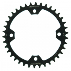 Supersprox, rozeta 4588 38 Yamaha YFZ 450R '09-'16, YFM 250/350/450/700 RAPTOR (JTR1857.38) (JTR857.38), černá barva