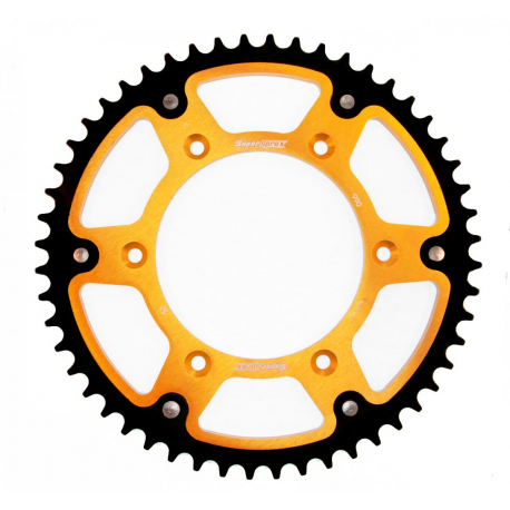 Supersprox, rozeta 899 52 STEALTH (ocelová / duralová) KTM SX/EXC (JTR897.52), zlatá barva