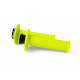 Racetech, gripy R20 LOCK-ON (22+25mm), barva žlutá neon + 8 adaptérů plynu