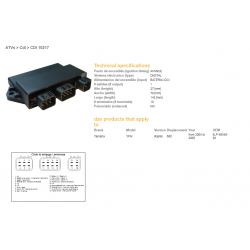 DZE, jednotka zapalování (CDI), Yamaha YFM660 RAPTOR 04-05 (OEM-5LP-85540-30)