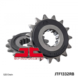 JT, přední řetězové kolečko, 2047 15, s gumovou výplní, Honda CB 750F2 '92-'00 (204715JTRB) (řetěz 525)