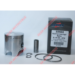 Vertex, pístní sada Polini, Honda, PIAGGIO 47,35mm čep 12mm (kroužky 53009804740 X 2 ks.)
