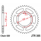 JT, rozeta 236 46 Honda NX 650 '95-'01, Yamaha XJ 6 '09-'15 (JTR305.46ZBK)* (řetěz 520) - zaměnitelné s 430946 (JTR245/3.4