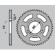 JR, rozeta 239 42 Honda MTX 80R '83-'86 (JTR239.42)