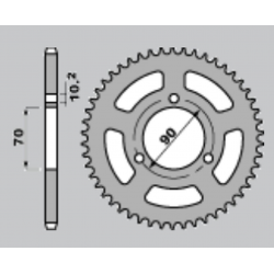 JR, rozeta 239 42 Honda MTX 80R '83-'86 (JTR239.42)