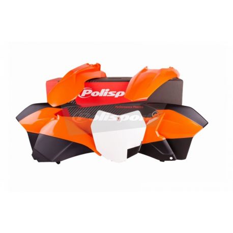 Polisport, sada plastů, KTM EXC/EXC-F 14-16 barva OEM (15)