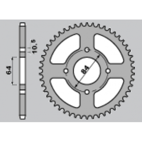 CHT, rozeta, 4302 39 Suzuki LTZ 400, LTF 160 (2114-39) (JTR1826.40)