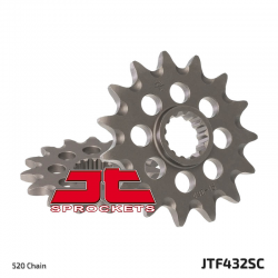 JT, přední řetězové kolečko, 435 13 Suzuki RM 250 '87-'12 samočistící (Self Cleaning) (JTF432.13SC)* (řetěz 520)