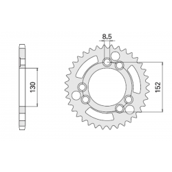 CHT, rozeta, 4424 41 (2054-41) Cagiva NAVIGATOR 1000 '01-'05, GRAND CANYON 900 '99-'01