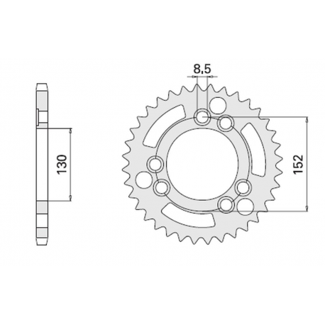 CHT, rozeta, 4424 41 (2054-41) Cagiva NAVIGATOR 1000 '01-'05, GRAND CANYON 900 '99-'01