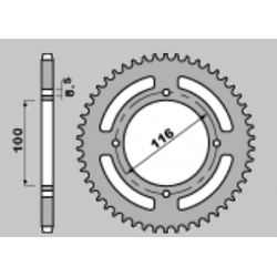 JR, rozeta 467 56 Kawasaki KX80/85