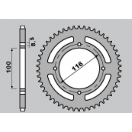 JR, rozeta 467 56 Kawasaki KX80/85