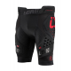 Leatt, cyklo kraťasy s chrániči Impact Shorts 3DF 5.0 Black, černá barva, velikost XL