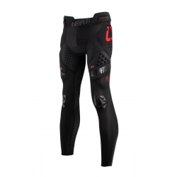 Leatt, cyklo kalhoty s chrániči Impact Shorts 3DF 6.0 Black, černá barva, velikost XXL