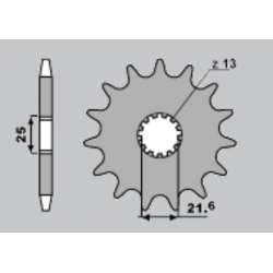 CHT, přední řetězové kolečko, 564 14 Suzuki GSF 650/ DL 650/ SF 650 (JTF520.14)