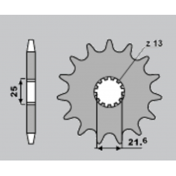 PBR, přední řetězové kolečko, 566 15 18NC Suzuki GS/GSF/GSXR (JTF566.15) (řetěz 530)