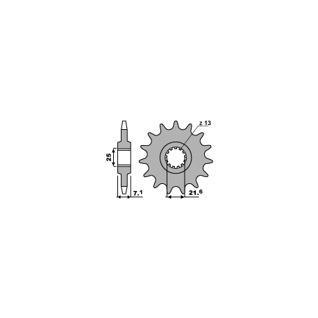 PBR, přední řetězové kolečko, 585 15 18NC Kawasaki ZX 6 R (07-08) (řetěz 520)