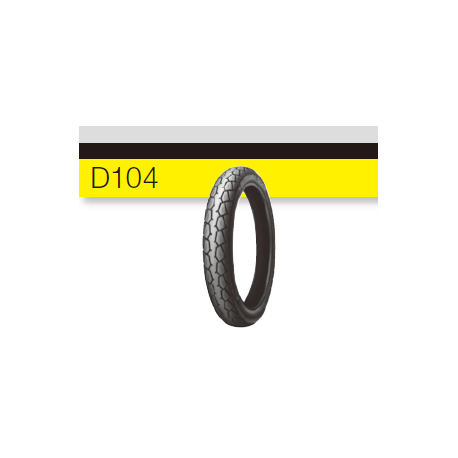 Dunlop, pneu 2.75-17 D104 41P TT, zadní