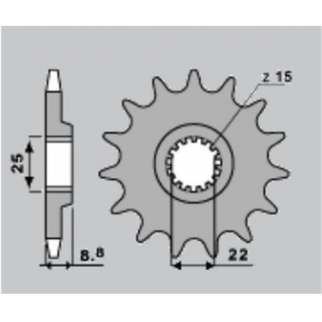 JR, rozeta 702 51 GAS-GAS/Husqvarna