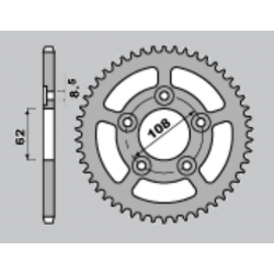 CHT, rozeta, 714 38 Cagiva MITO 125 00-06 (701-38) (JTR701.38)