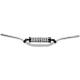Renthal, řidítka 7/8" (22mm) MX Handlebar SILVER CR HIGH/RICKY JOHNSON PADDED, stříbrná barva s chráničem