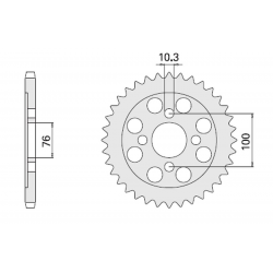 CHT, rozeta, 803 47 Suzuki RG 125 92-96 (2012-47) (řetěz 428)