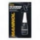 Mannol, FIX GEWINDE MITTELFEST 10ml lepidlo na závity, modrá barva, střední pevnost (9924) (144)