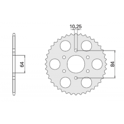 CHT, rozeta, 814 44 (814-44) Suzuki GSX 400 E '81-'83