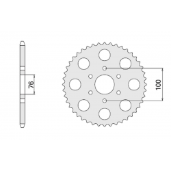 CHT, rozeta, 818 42 Suzuki GS 1000/ GSX 1100 E (818-42)