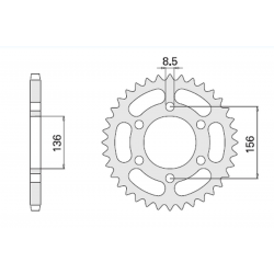 CHT, rozeta, 830 46 HusqvarnaTE 610 (817-46)