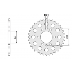 CHT, rozeta, 843 49 Yamaha DT 80 LC (843-49)