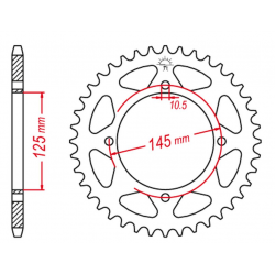Grosskopf, rozeta, 857 45 Yamaha XT600 83-00 (857-45)