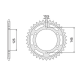 CHT, rozeta, 865 43 Yamaha FZ 750 (865-43)