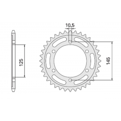 CHT, rozeta, 865 43 Yamaha FZ 750 (865-43)