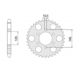 CHT, rozeta, 866 47 Yamaha MT 03 (855-47C)
