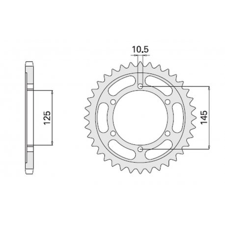 CHT, rozeta, 869 42 Yamaha TDM 850 96-98 (A4150867420) (867-42)