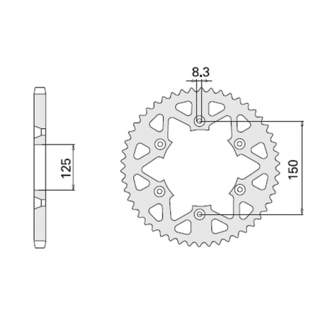 CHT, rozeta, 899 38 (897-38) KTM SX/EXC SXF/EXCF ALL MODEL '88-'21