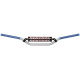 Renthal, řidítka 7/8" (22mm) MX Handlebar SILVER/BLUE RC PADDED, stříbrná/modrá barva s chráničem